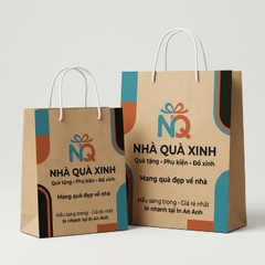 In Túi Giấy Kraft - Bền, Mộc, Thân Thiện Môi Trường, In Logo Sắc Nét