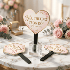 Làm Hashtag Cầm Tay (Photo Prop) - Lấy Nhanh, Thiết Kế Đẹp Cho Sự Kiện, Đám Cưới