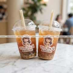 In Tem Quán Café, Trà Sữa: Ly Giấy, PET