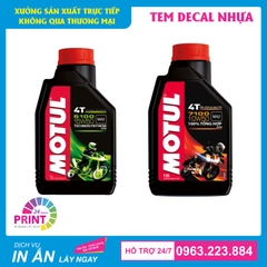 In Decal Nhựa, In Tem Nhựa Đẹp, Lấy Ngay, Giá Rẻ 2025