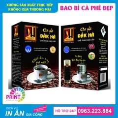 Tạo dấu ấn thương hiệu với dịch vụ in bao bì giấy đựng cà phê chuyên nghiệp