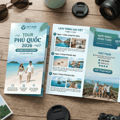 Thiết Kế Tờ Rơi Theo Ngành - Portfolio 16 Ngành, Xem Mẫu Chọn Ngay