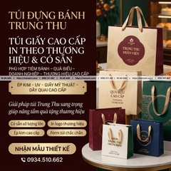 In Túi Đựng Bánh Trung Thu - Túi Giấy Cao Cấp In Theo Thương Hiệu & Có Sẵn