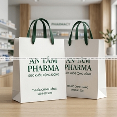 Túi Giấy Đựng Thuốc Cho Nhà Thuốc - In Logo, Thông Tin Hiệu Thuốc