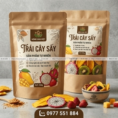 In Túi Zip Giấy - Kraft Có Khóa Zip, Đựng Cà Phê, Thực Phẩm Khô