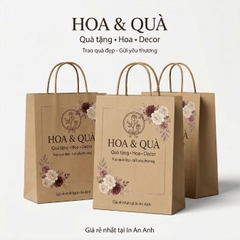 In Túi Giấy Kraft - Bền, Mộc, Thân Thiện Môi Trường, In Logo Sắc Nét