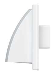 Cửa gió mái che vuông NHỰA ngoài trời 150х150 - 55*110 - màu NGÀ - 1515К511FV Ivory