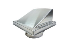 Cửa gió INOX có mái che - Decor S - HK