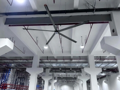 Quạt trần sải cánh rộng, tốc độ chậm, lưu lượng lớn HVLS - 5 cánh