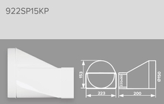 Nối chuyển ống vuông - tròn SP-КP