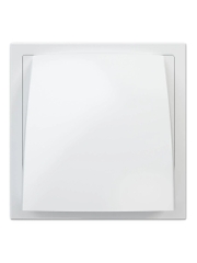 Cửa gió mái che vuông NHỰA ngoài trời 150х150 - 55*110 - màu NGÀ - 1515К511FV Ivory