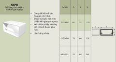 Nối ống + Van chắn gió ngược SKPO