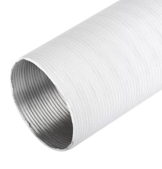 Ống mềm nhôm bọc nhựa trắng