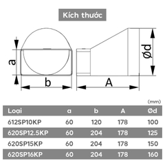 Nối chuyển ống vuông - tròn SP-КP