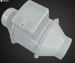 Quạt hỗn hợp gắn ống tròn TURBO 100