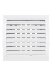 Cửa gió Nhựa NGOÀI TRỜI - điều chỉnh lưu lượng + cổ gắn ống RRP-F