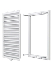 Cửa gió Nhựa + lưới chắn côn trùng RZN