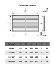Cửa thông gió Nhựa PVC P-R