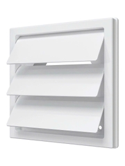 Cửa chớp tự động nhựa NGOÀI TRỜI có cổ gắn ống K-F