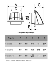 Cửa gió mái che vuông nhựa NGOÀI TRỜI + cổ gắn ống K-FV