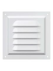 Cửa gió Thép sơn tĩnh điện + lưới chắn côn trùng ME