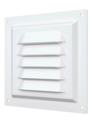 Cửa gió Thép sơn tĩnh điện + lưới chắn côn trùng ME