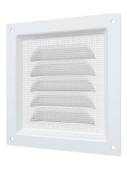 Cửa gió Thép sơn tĩnh điện + lưới chắn côn trùng ME