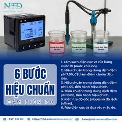 Cách hiệu chuẩn cảm biến pH chính xác, phù hợp mọi transmitter