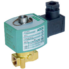 VAN ĐIỆN TỪ ASCO 314, SERIES 314, 3/2 NC, G1/8, 24V/DC, With Maintained Manual Operator