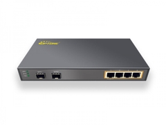 2*GE SFP and 4*10/100/1000M TX with PoE (OPT-PSE2206)
