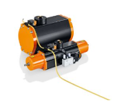 Inductive dual sensors for valve actuators