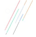 LED strips for signalling in hygienic and wet areas