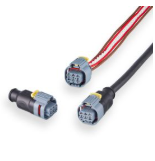 Connection cables with socket for energy supply of mobile I/O modules