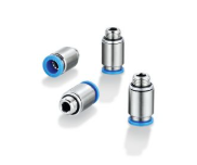 Push-in air fittings for pressure sensors