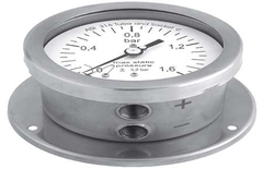 Fantinelli - Double C-Bourdon tube differential pressure gauges