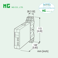 Bộ cách ly tín hiệu 2 kênh 5VS MG (M-System)