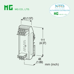 Bộ điều hoà tín hiệu siêu nhỏ hai đầu ra M8BS7 MG (M-System)