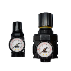 Dòng AR (AR200 / 320 / 420) - Bộ điều chỉnh áp suất với núm điều chỉnh khóa.
