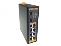 Managed Industrial 2*GE SFP and 8*10/100M TX (OPT-IES1038M)
