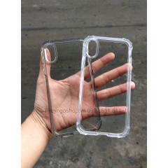 Ốp chống sốc lưng trong viền nhựa dẻo Iphone X