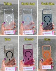 Ốp lưng siêu mỏng chống dấu vân tay iPhone 17 Pro Max / 18 Pro Max (nam châm hít)