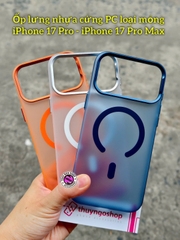 [PC mờ] Ốp cứng mờ chống vân tay (loại mỏng) iPhone 17 Pro