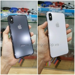 Dán mặt lưng lụa nhám chống vân tay Iphone X