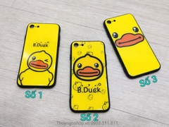 Ốp lưng kính cường lực in hình Vịt vàng Kute Iphone 6-6plus-7-7plus-8-8plus-X-Xs Max