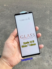 Kính cường lực full màn hình Sony Xperia 10 III keo 100% toàn màn hình, cảm ứng nhạy 100%