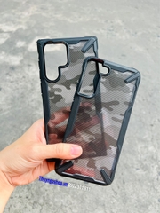 Ốp lưng Ringke Fusion X Camo Black Samsung S22 Plus