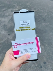 Kính cường lực full màn hình Sony Xperia 1 V keo 100% toàn màn hình, cảm ứng nhạy 100%