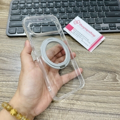 Ốp lưng trong suốt kèm chân đế xoay 360 độ Google Pixel 9 - Pixel 9 Pro