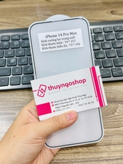 [Trong suốt] Kính cường lực Full màn hình iPhone 14 Pro Max