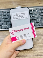 [Trong suốt] Kính cường lực Full màn hình iPhone 14 Pro